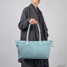 Italian Genuine Suede Tote Bag 242235