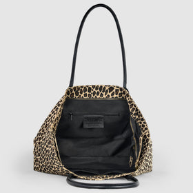 Italian Genuine Suede & Full-Grain Leather Tote Bag | Bologna