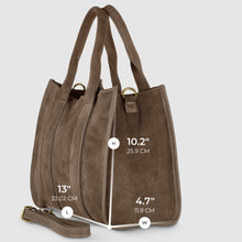 Italian Genuine Suede Tote Bag 282611