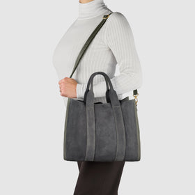 Italian Genuine Suede Tote Bag | Brianza