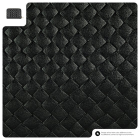 Italian Genuine Woven-Embossed Metallic Suede Wallet | Pesaro