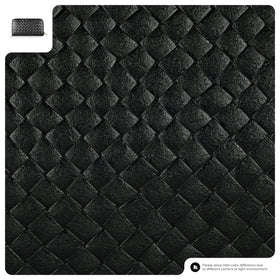 Italian Genuine Woven-Embossed Metallic Suede Wallet | Trento