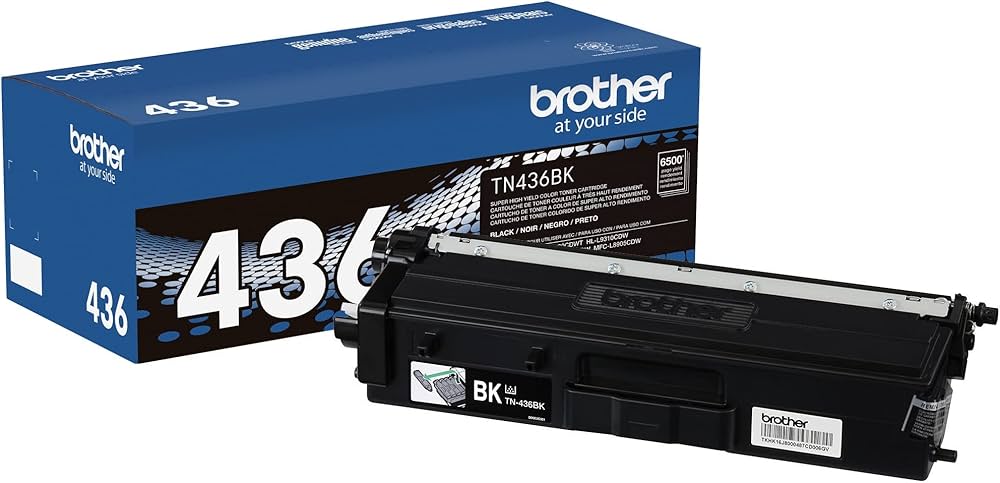 New, Pre-Owned - Brother TN-436 Black Super High Yield Toner Cartridge, TN-436BK