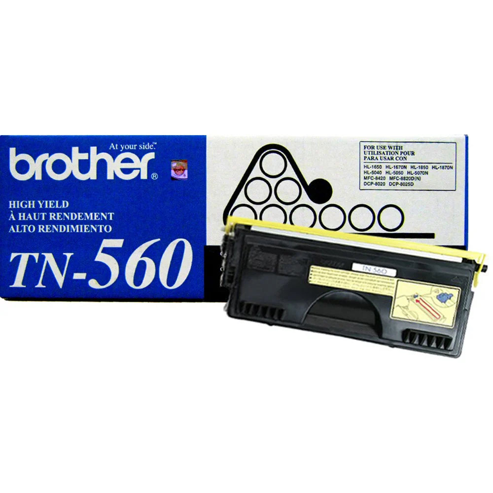 New, Pre-Owned - Brother (TN560) High-Yield Black Toner Cartridge, TN-560