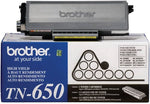 New, Pre-Owned - Brother TN-650 High-Yield Black Toner Cartridge