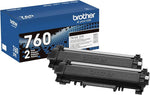 New, Pre-Owned - Brother TN760 High Yield Black Toner Cartridge, TN760BK 2-Pack