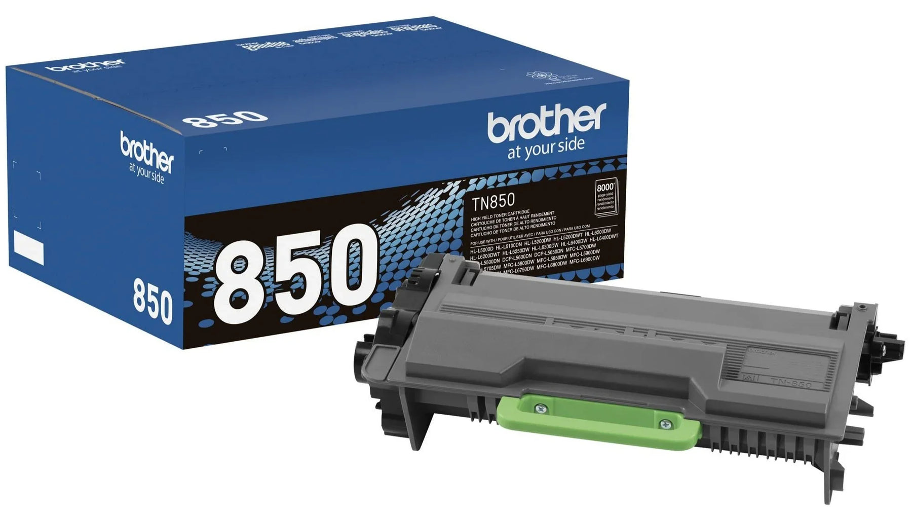 New, Pre-Owned - Brother TN850 High Yield Black Toner Cartridge, TN-850BK