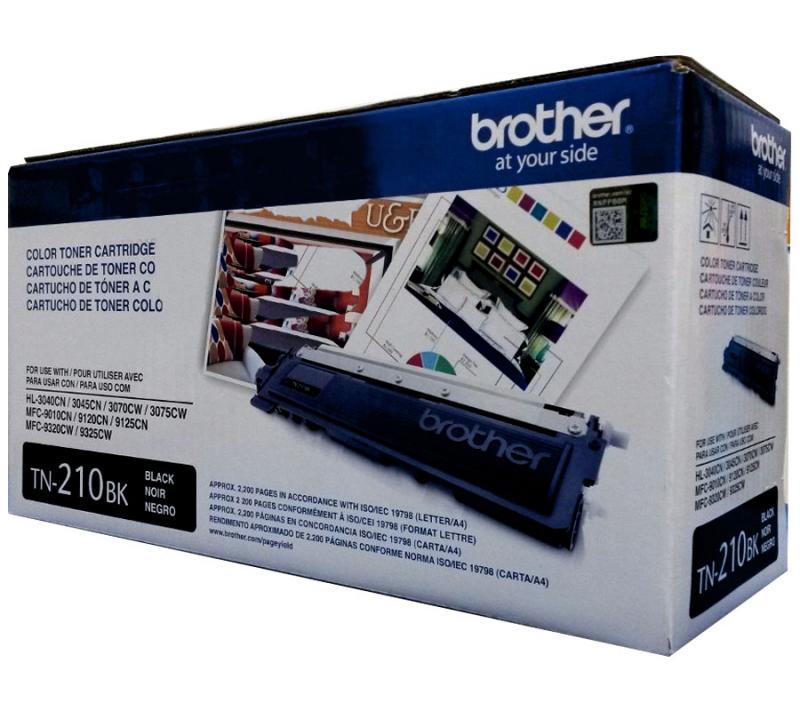 New, Pre-Owned - Brother TN-210BK Standard Yield Black Laser Toner Cartridge, TN210BK