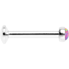 5/16 Pink Synthetic Opal Internally Threaded Daith Cartilage Tragus
