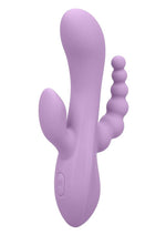 Triple Treat Rumbler Rechargeable Silicone Vibrator