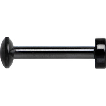 5/16 Black IP 3mm Circle Internal Thread Daith Cartilage Tragus