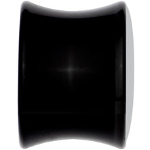 Black Acrylic Pink Floral Lace Saddle Plug Set 1/2