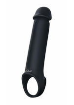 Vibrating Remote Control Silicone Rechargeable Penis Extender Strap On