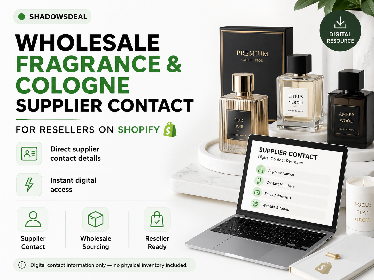 Wholesale Fragrance and Cologne Supplier Contact digital product cover