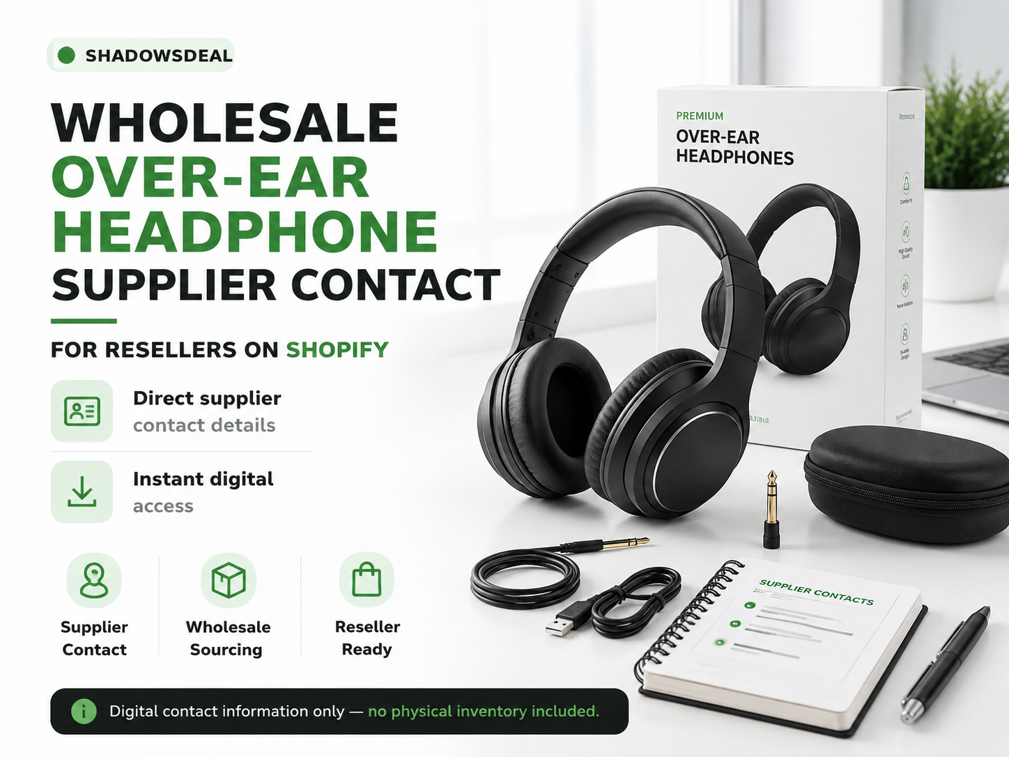 Wholesale Over-Ear Headphone Supplier Contact digital product cover