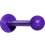16G 3/8 Purple Glow In The Dark Effect Labret Monroe