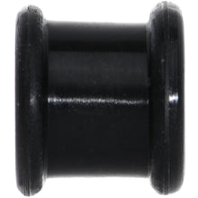 00G Flexible Black Silicone Double Flare Tunnel Plug Set