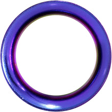 2G Blue Anodized Titanium Steel Screw Fit Tunnel Plug Set