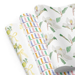 Watercolor Girly Girl Gift Wrap set