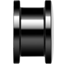 Black Red Distressed Star Black Anodized Screw Fit Plug Set 9/16