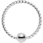 20G 5/16 So Twisted Captive Style Seamless Ring