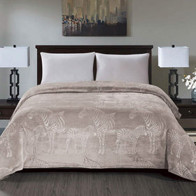 Zebra Designed Premium Flannel Fleece Blanket