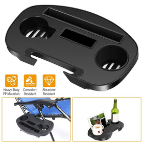 Zero Gravity Chair Cup Holder Clip On Side Tray